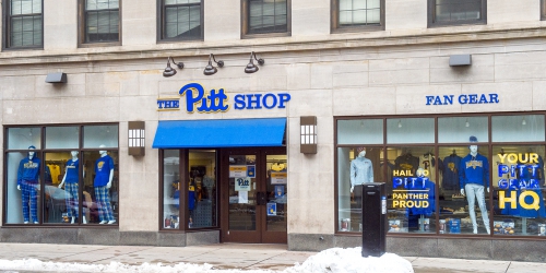 Pitt Shop outside storefront